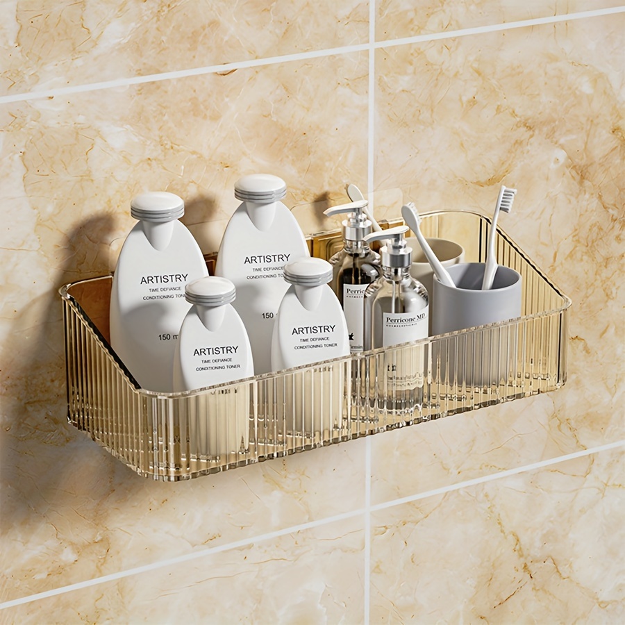 TEMU Organizzatore da bagno per PET , scaffale portaoggetti da appoggio per mobile bagno, scatola multifunzionale