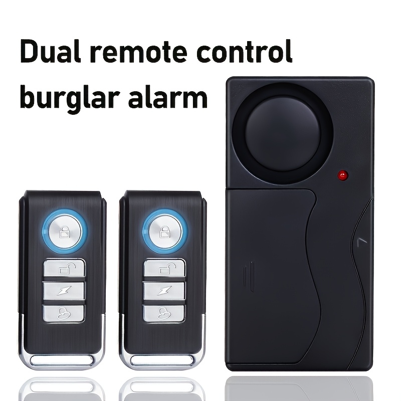 Image of Ynf 110db Anti-theft Vibration Alarm: 10-level Sensitivity Adjustment, Wireless Remote | Compatible With Car, Truck, Rv, E-bike, Motorcycle, Powersports Alarms & Anti-theft