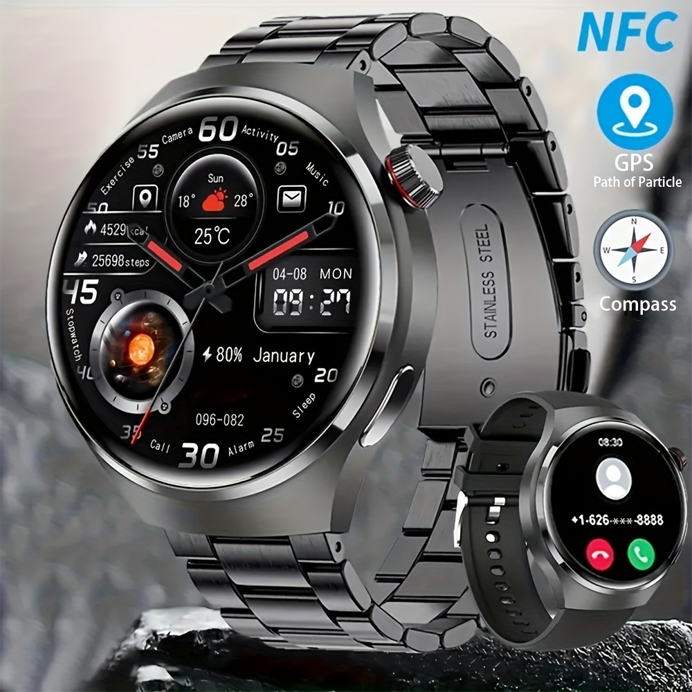 2024 New Gt4 Pro Smart Watch Men Watch 4 Pro Amoled Hd - Temu United Arab  Emirates