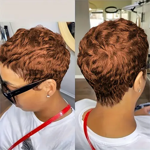 cut short wigs for women human hair wig with bangs full machine wigs 150 density brazilian wig