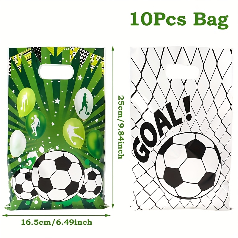 10/25/50pcs, Football Gift Handbag, Football Party Favors Gift Bags, Little Bags For Birthday Gifts, Birthday Gift Packaging Bag, Happy Birthday Decorations