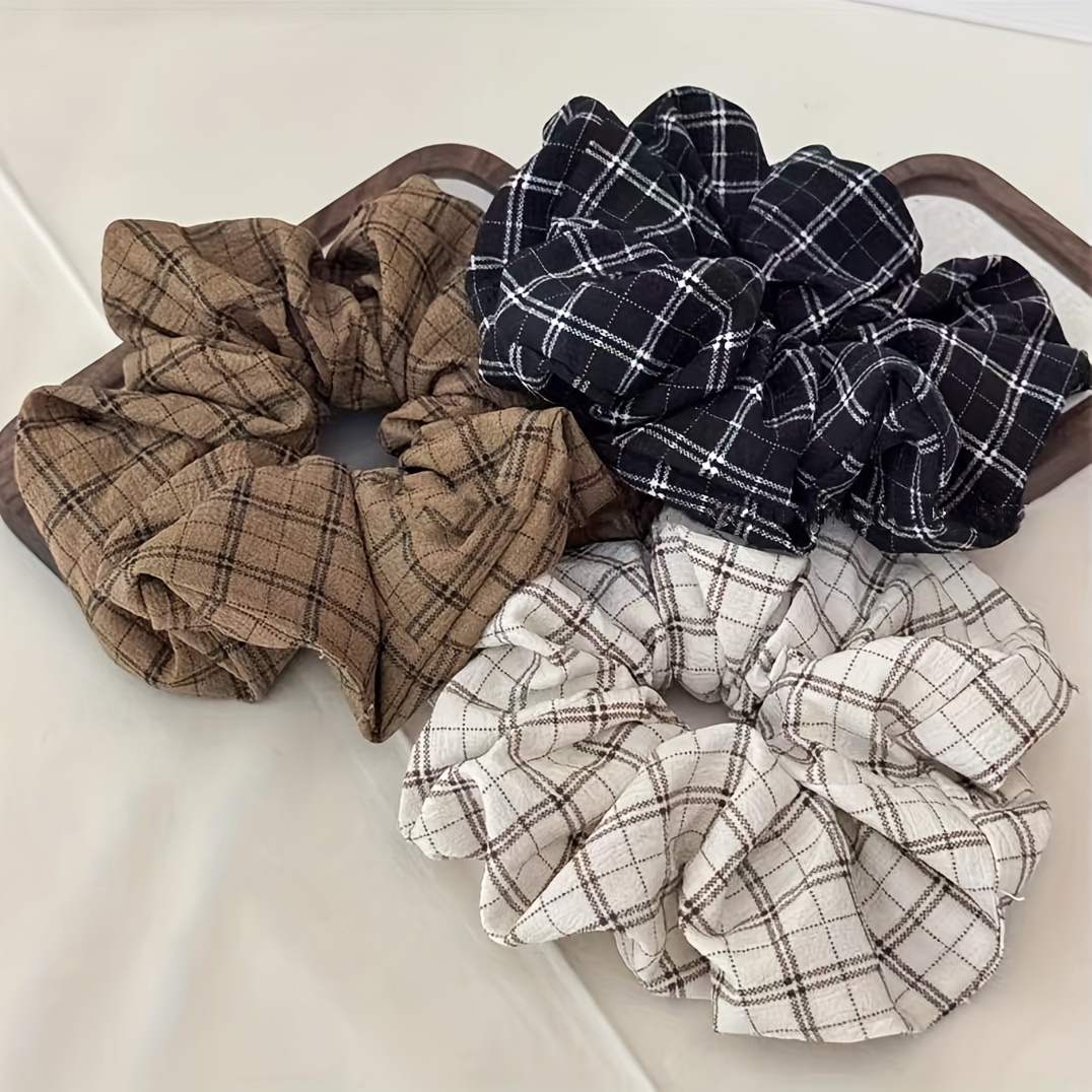 

3pcs Scrunchies - For Women & , Ponytail