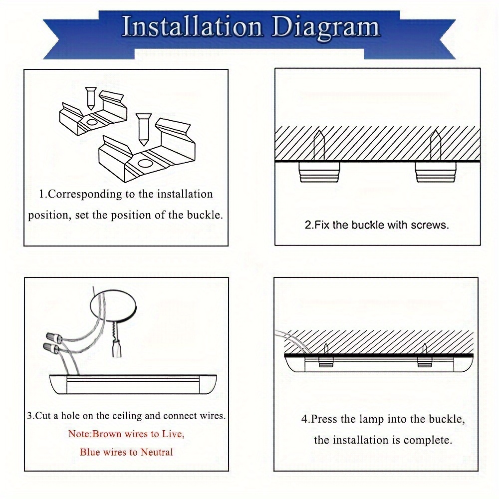 Led Tube Light Shop Lights Workbench Garage Ceiling Temu