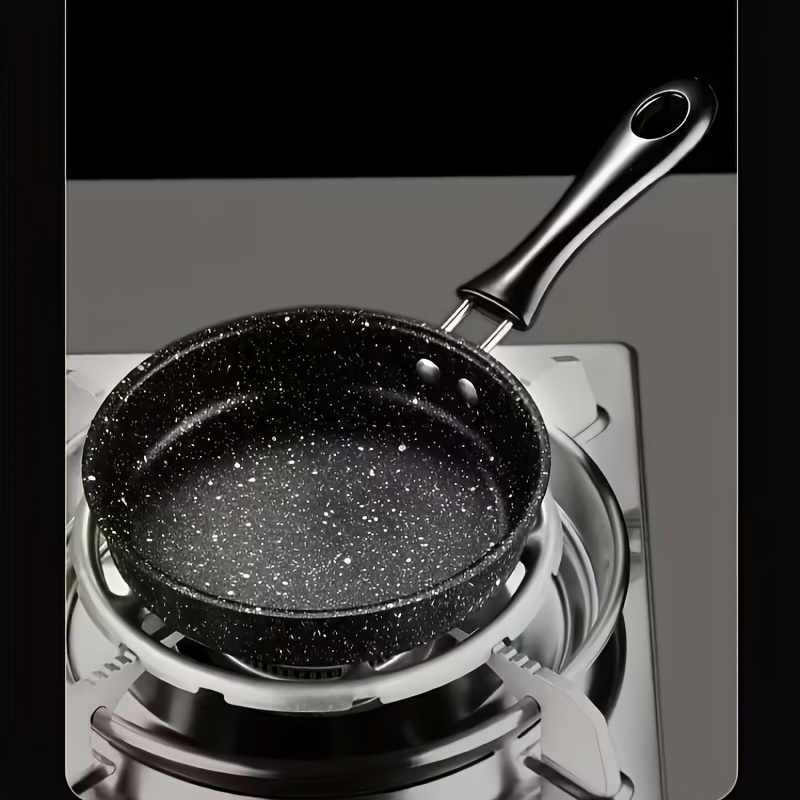 Sartén Multifuncional Antiadherente de 14 cm de Diámetro, Fácil de Limpiar, Mini Sartén para Huevos y Filetes, Adecuada para 11 Fiestas, Compatible con Placas de Inducción y Cocinas de Gas - Elección Ideal para Cocinar Desayunos y Almuerzos - Imagen 3