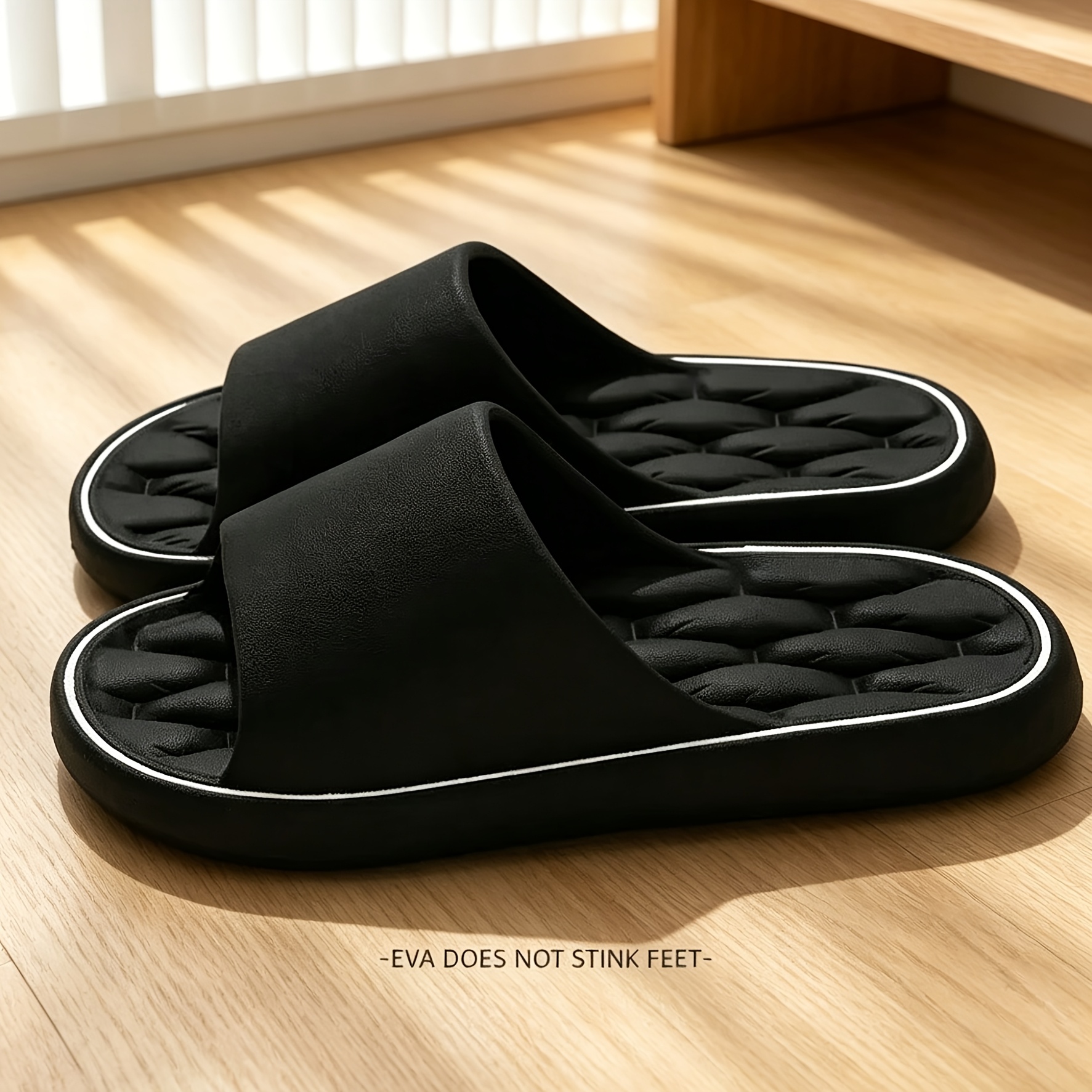 TEMU Easy All-match Student Couple Style Slippers, Comfortable And Non-fatiguing, Easy To Clean, Essential For Dormitory, Apartment, Hotel, Office,