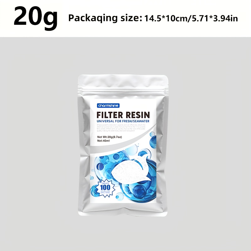TEMU Aquarium Filtration Media, Freshwater And Saltwater Aquarium Aquarium Filtration Resins, Protein In Filtration Materials, Aquarium Filtration