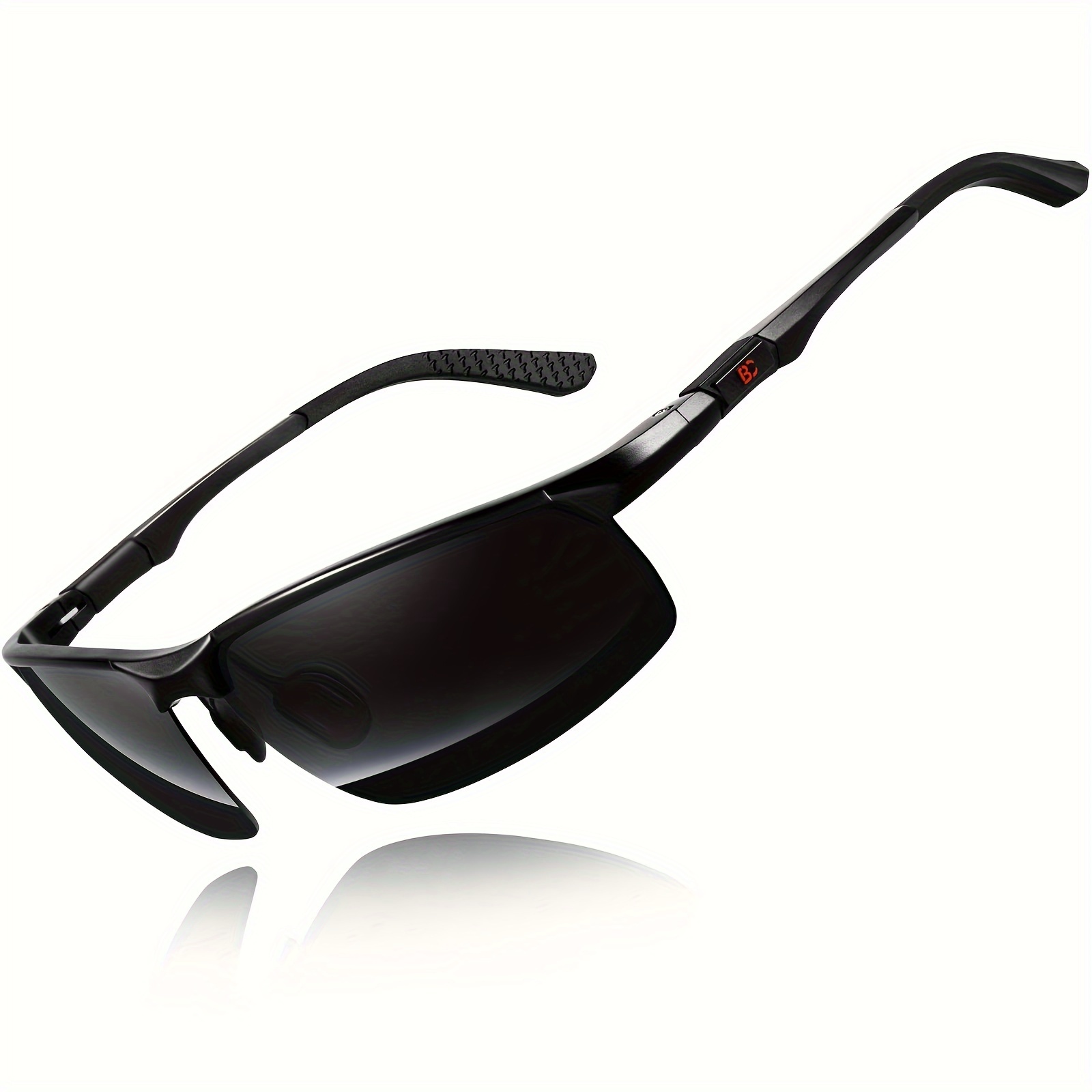 

Paulburry Mens Polarized Sunglasses Uv-protection: Carbon Fiber Sport Black Shades For Men Driving Fishing