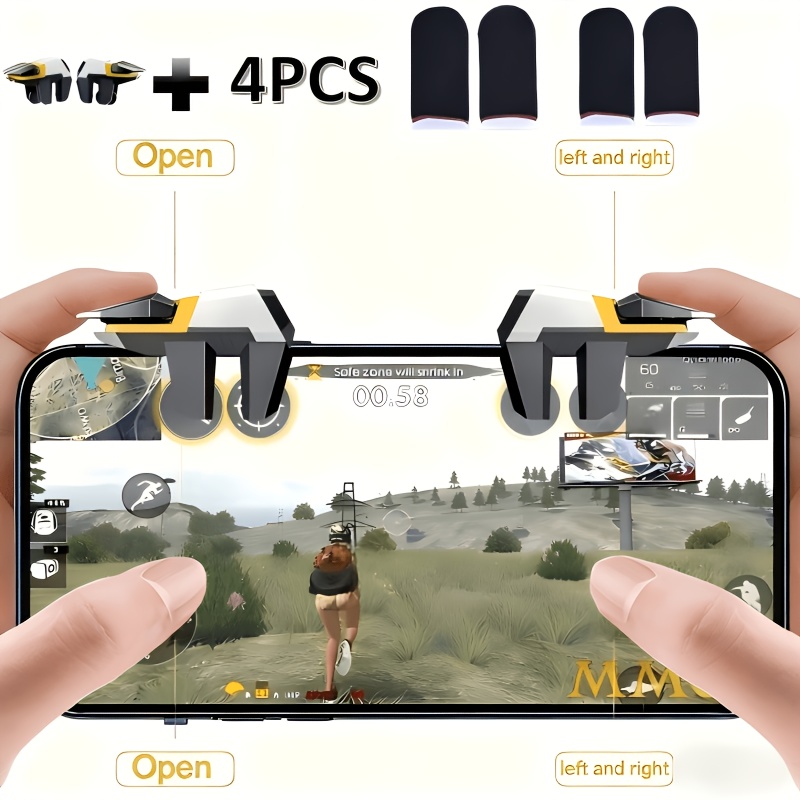 2 Game Triggers Finger Sleeves, Game Triggers Compatible With /survival Rules/mobile Trigger Controllers, Featuring Sensitive And Shooting Triggers, And Smartphone Suitable For Iphone And Phones