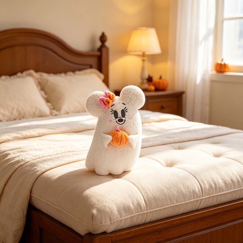TEMU Mouse Plush Toy, Soft And Cute Dog Plush Companion Toy, Round And Cute, Adorable And Adorable