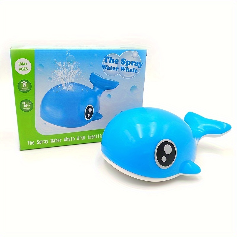 Whale Bath Toy Light Up Baby Bathtub Toys With - Temu