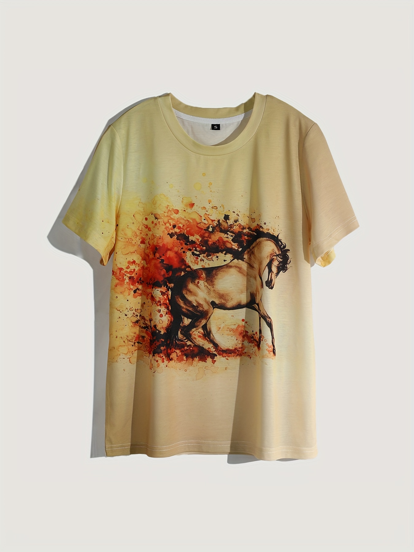 thumbnail interactive-video image 1 of Womens Crewneck Short Sleeve Sweater Spring Casual Tshirts Ribbed... 1 of 14