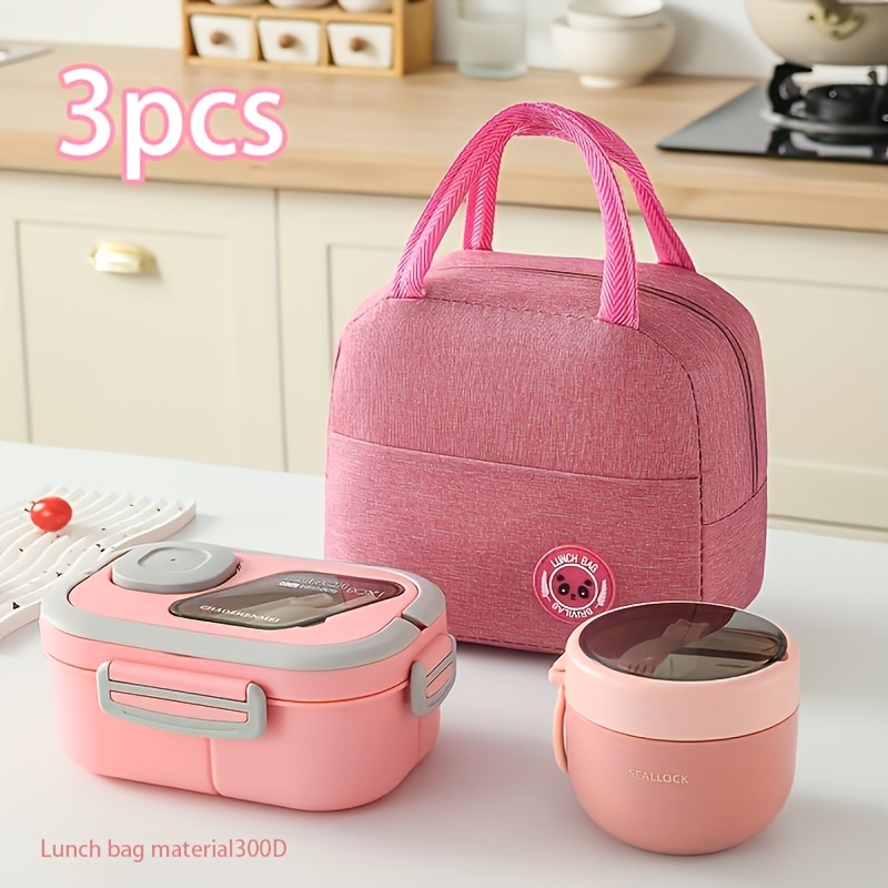 3pcs Portable Large Capacity Lunch Bag Set
