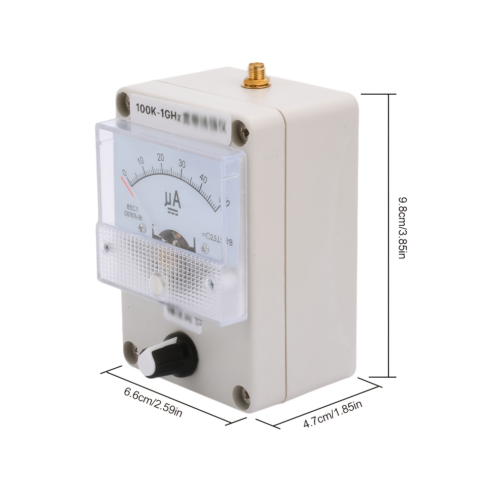 1pc new   meter 100khz 1000mhz   indicator meter rf   level meter antenna