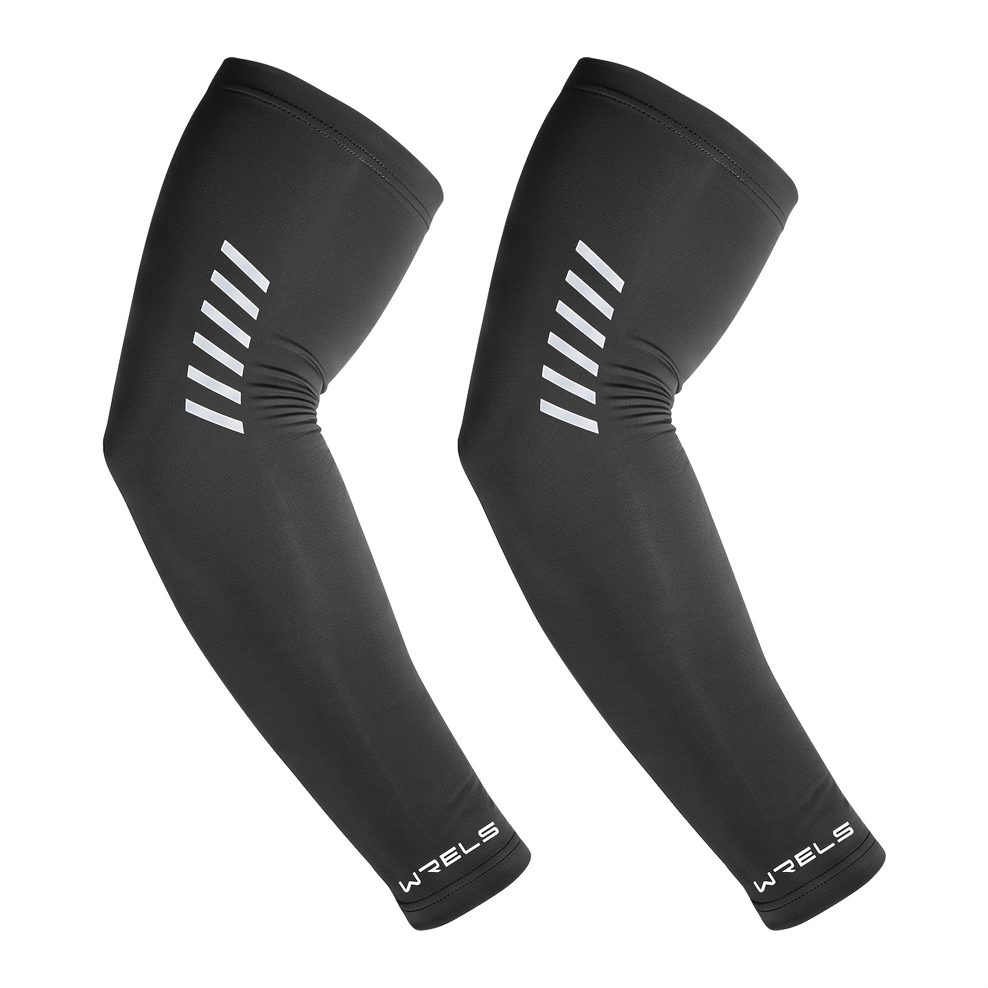 TEMU 1 paire de manchons de bras de compression rafraîchissants WRELS, protection solaire, adaptés aux sports de , protection et évacuation de la