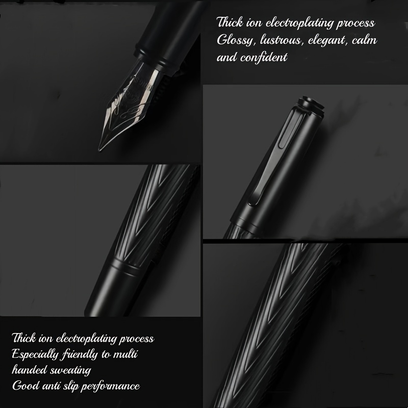 metal fountain pen titanium medium point nib Temu Netherlands