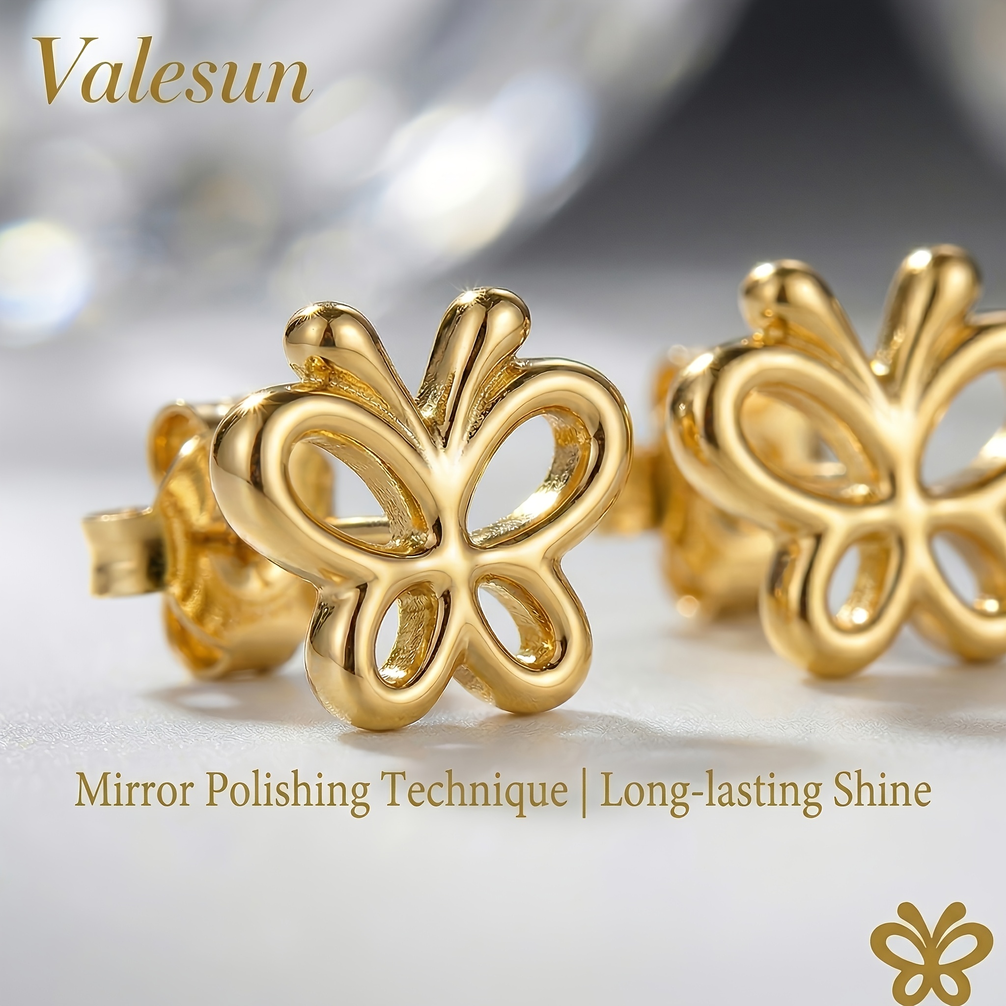 Women's Versatile 304 Stainless Steel Hypoallergenic Earrings