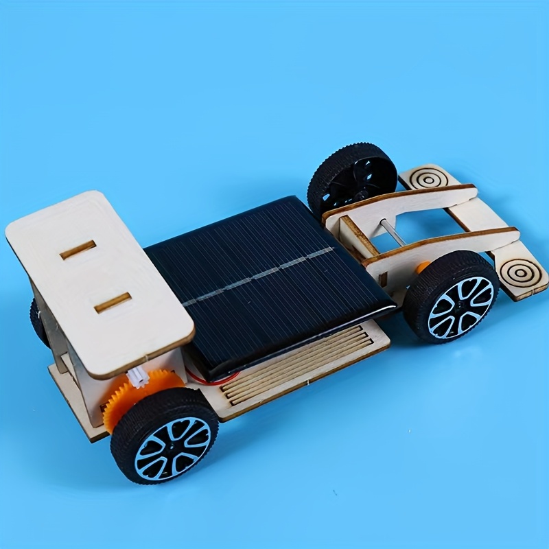 kits de construcción de modelos educativos de madera para   solares diy, proyectos manuales de manualidades, autos de   con energía solar, útiles escolares, suministros de  , materiales de   sociales, fabricación de contrachapado detalles 5