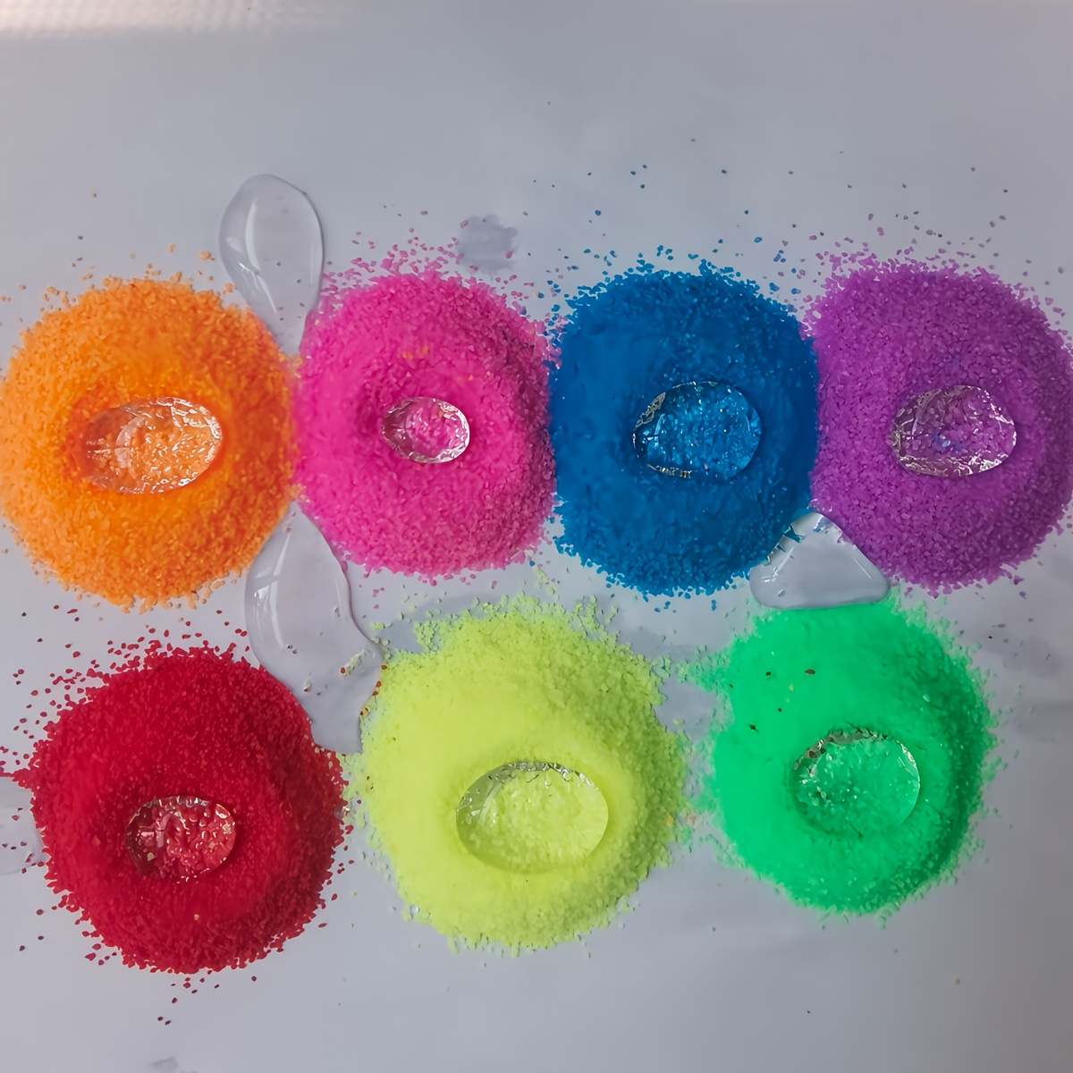 Colorful Magic Sand Set for Kids Non Wet Reusable Modeling Sand