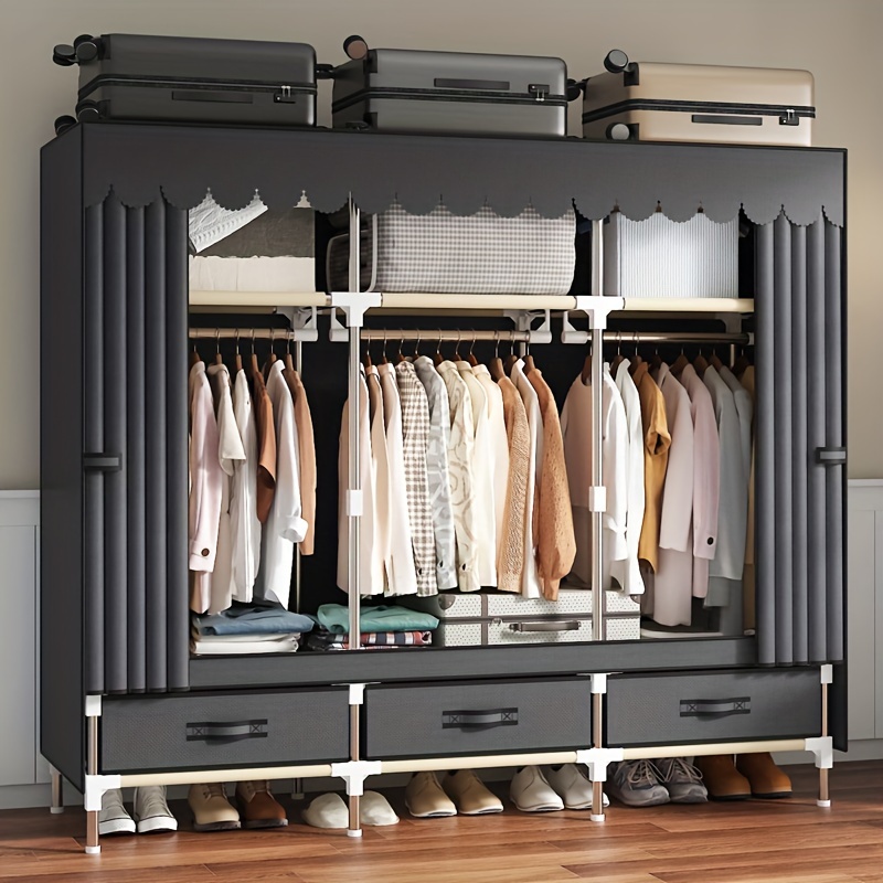 

& Drawers - , Freestanding Clothes Storage Organizer For Bedroom