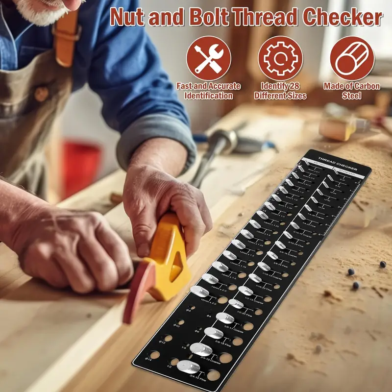 Nut Bolt Thread Checker – Utility Thread Checker Box – Easy - Temu