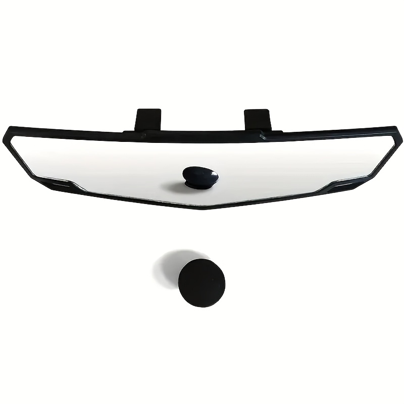 TEMU 1 Universal Hd Clip-on Wide-angle Rearview Mirror, Wide-field-of-view Design To Reduce Blind Spots, Suitable For All Vehicle Models, Enhances