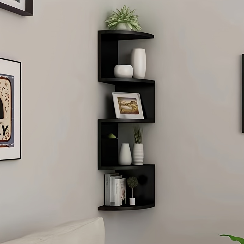 

Wooden 5- , Hanging Floating Organizer, , For , , , Bathroom, - Decorative Display, Shelves