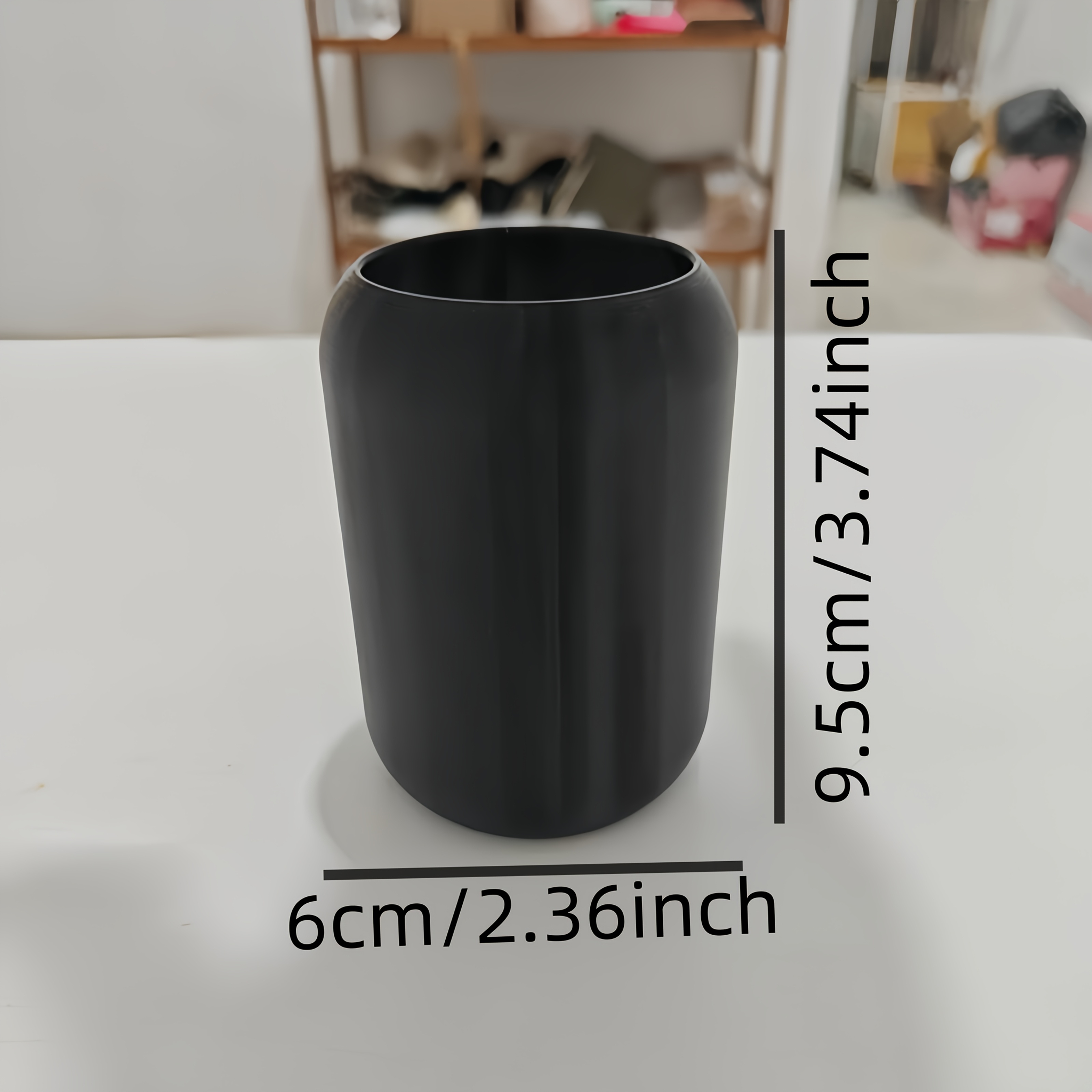 TEMU Gobelet de rangement cylindrique minimaliste multifonction, polyvalent comme vase à fleurs, porte-stylo, porte-brosse à dents