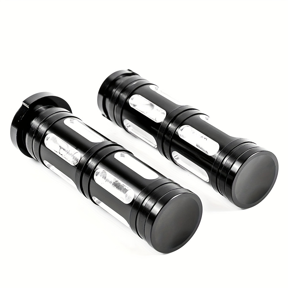 TEMU 2pcs Motorcycle 1 Inch 25mm Handlebar Cnc Hand Grips For Xl 883 1200 Touring Vrsc