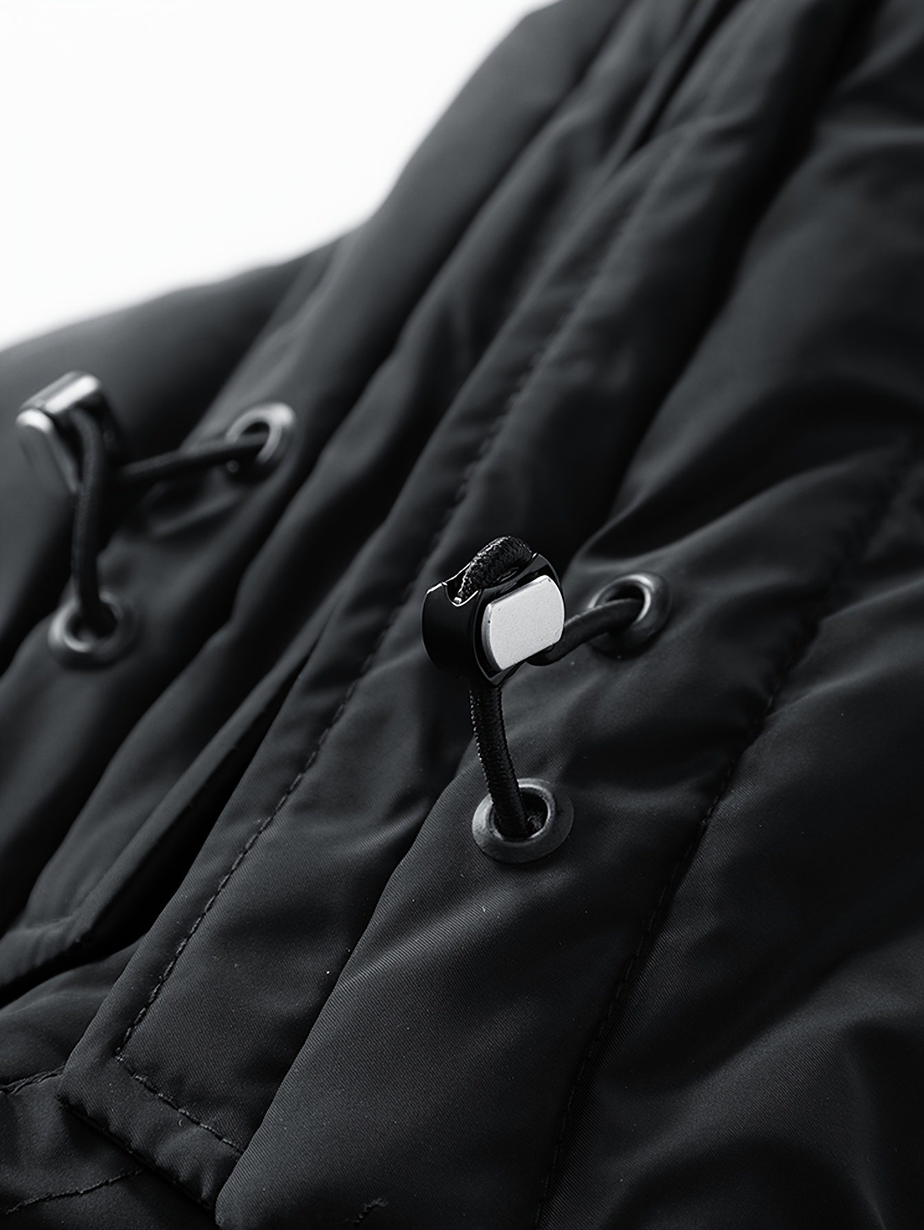 Manteau d'hiver pour homme, veste épaisse 100% polyester avec capuche amovible, coupe-vent, pour le quotidien et activités extérieures