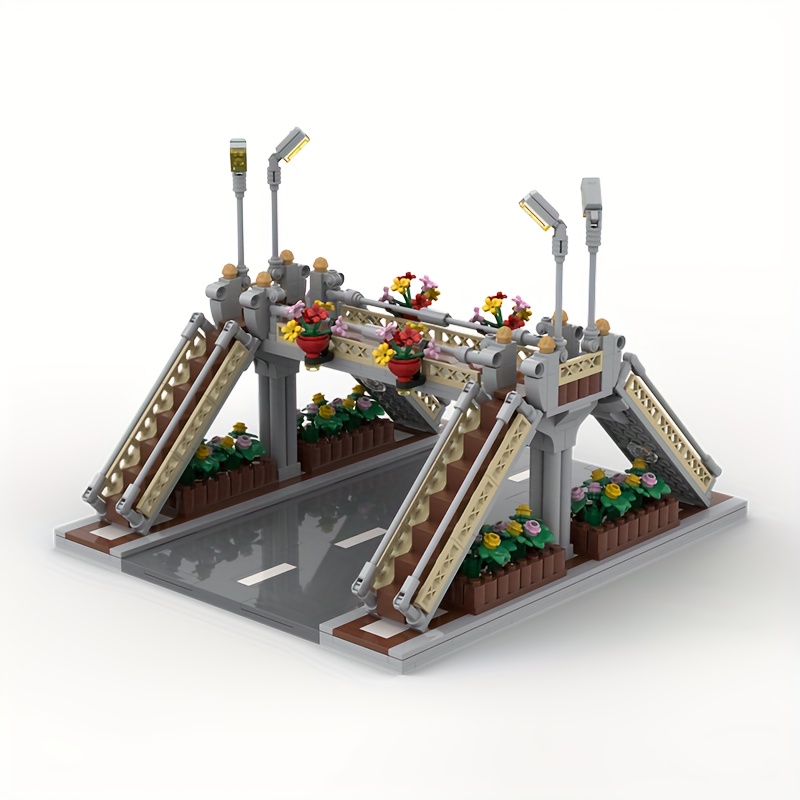 Small Particle Building Block Road Base Plate for City Scenes
