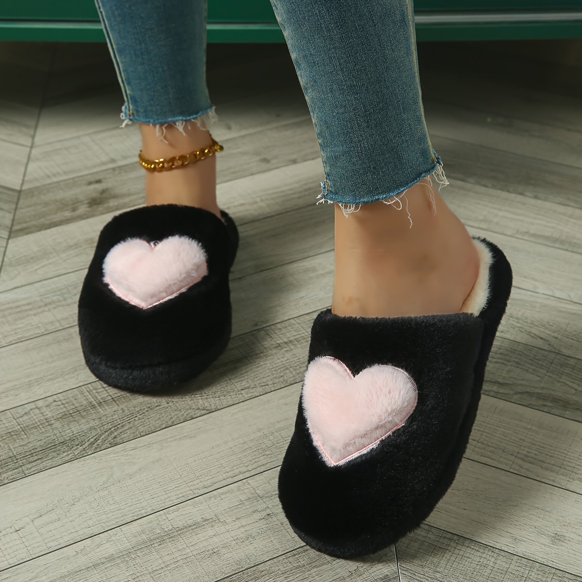 

Fluffy Slippers Embroidery, All- Slippers For Women