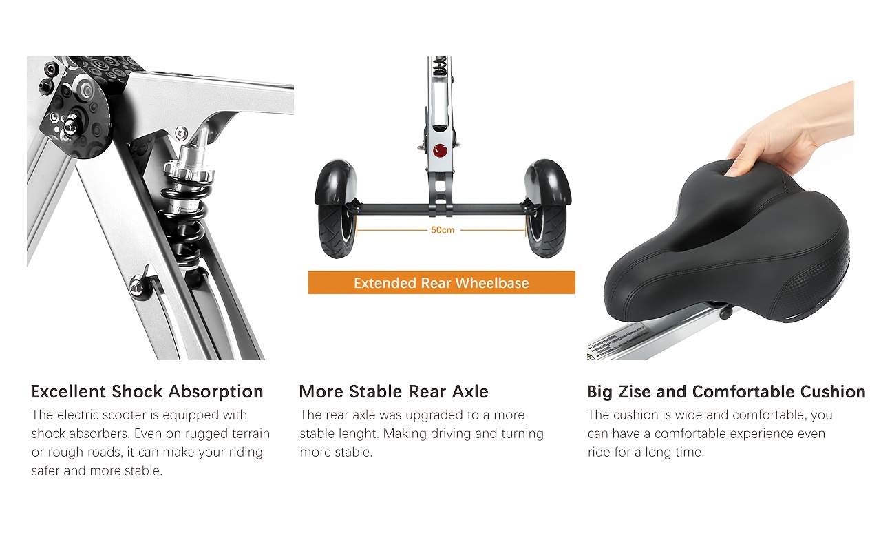 compact   for   3 wheeled mobility scooter featuring a seat and reverse function 10 inch air tires lightweight vehicle for   Product details 5