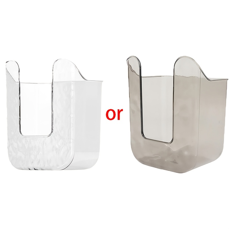 Image of 2pcs Of Transparent Wet Tissue Dispenser, Random Color, Large Opening Design, Ideal For Kitchen, Toilet & Bathroom