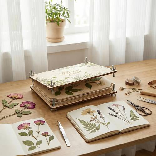 wooden professional flower pressing machine set 8 26 inches permanent preservation of flowers complete set of tools free cardboard and absorbent paper diy plant specimens ideal gift for crafters and plant lovers
