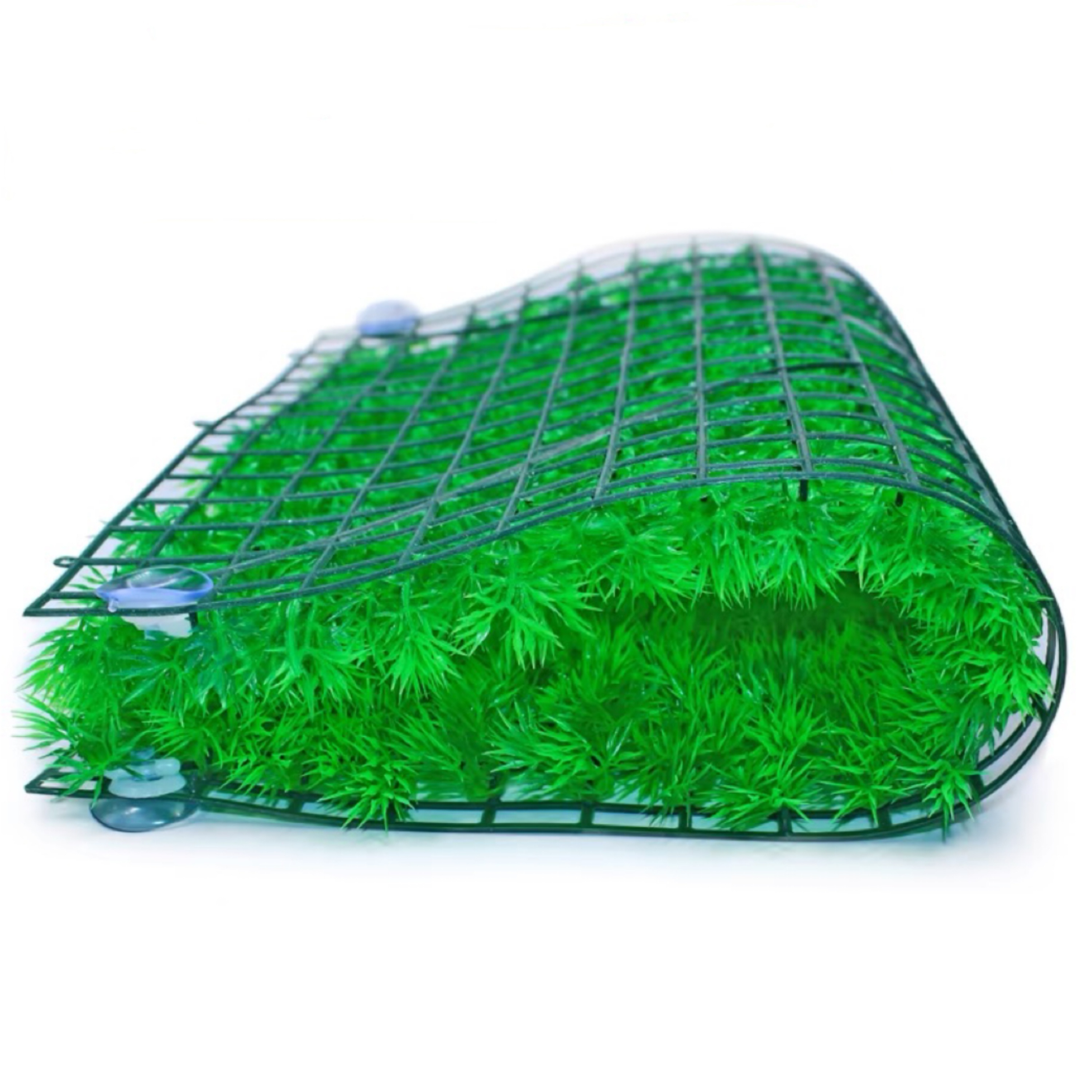 

Easy-to-trim Artificial Aquarium Grass Mat - , Abs Resin - Ideal For Fish & Home Decor - Realistic Fake Water Plant Landscaping, Aquarium Accessories