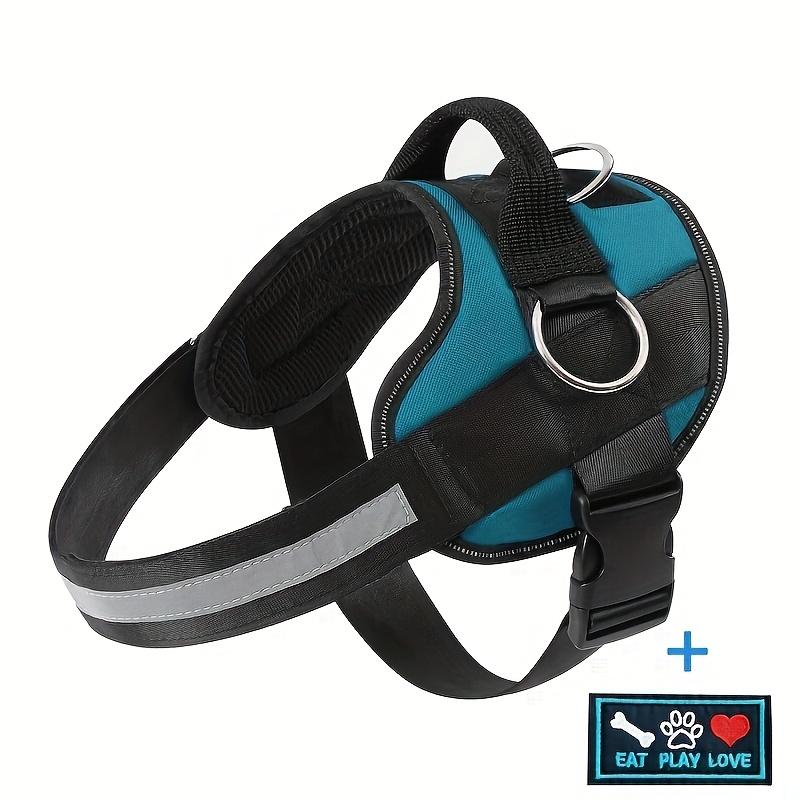 No-Pull Reflective Dog Harness, Breathable Adjustable Vest with Handle
