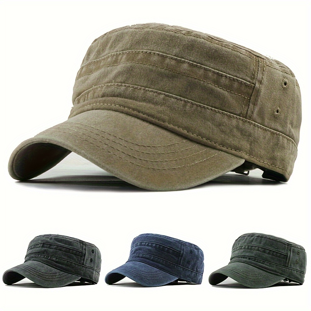 

Camouflage Army Hat For Men - Military Cadet Combat Fishing Baseball Cap