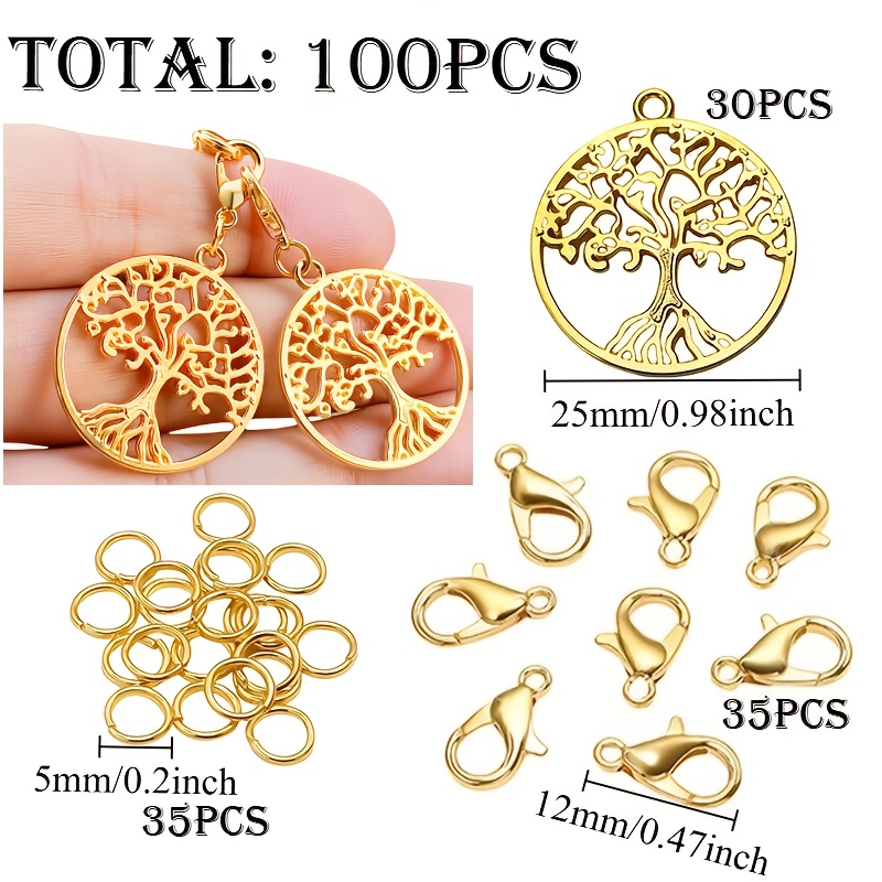 TEMU 30pcs/100pcs Of Life Keychain Accessories, Suitable For Diy Craft Keychains, Unisex Fashion Accessories, Minimalist Style, Perfect For Diy Car