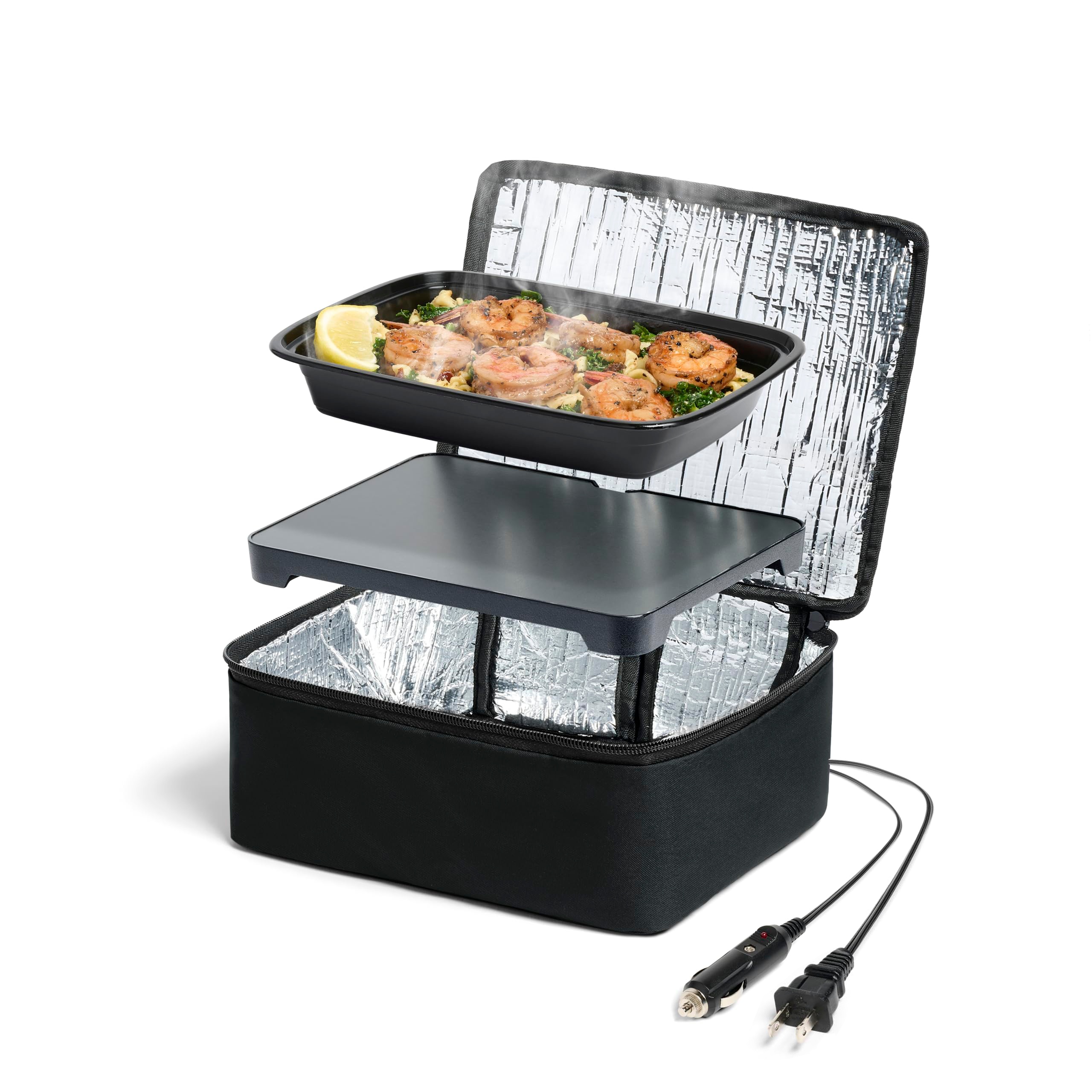 

Portable Oven Lunch Box Food Warmer12v 24v 110v Mini Portable Oven Heated Lunch Box For Reheating And Cooking Meals For Car/ Truck/ Work/ Travel/ Home