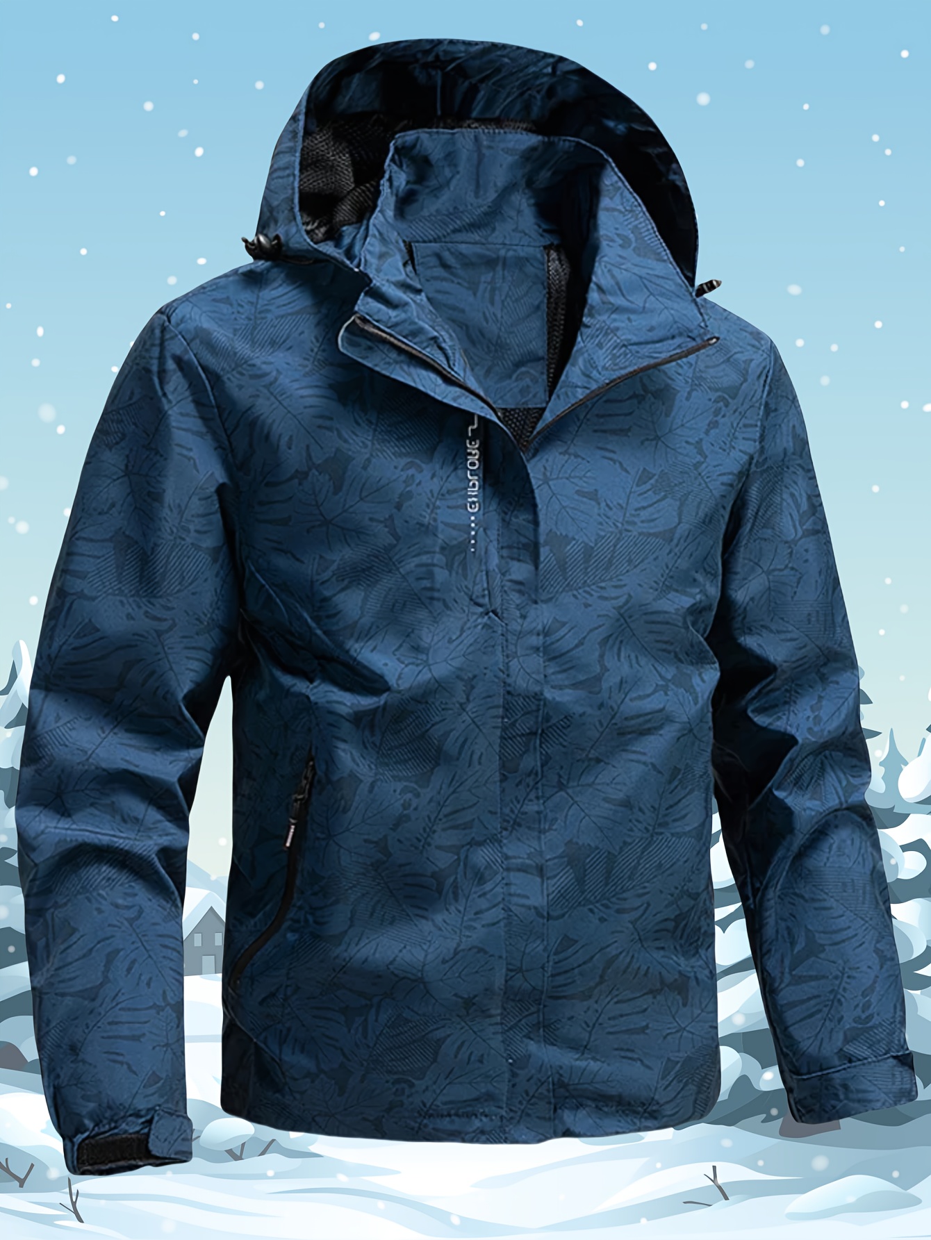 Lightweight Softshell Jacket for Men, Featuring Multiple Pockets And a Hood. This Casual Long-Sleeve Coat Is Perfect for All Seasons, Ideal for Hiking And Camping, with a Sleek Design And Durable Zipper Closure