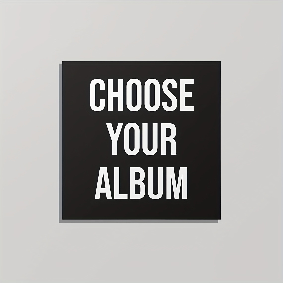 Image of Custom Music Album Cover Art - Personalized Square Poster, Perfect For Living Room, Bedroom, Office Decor - Unique Gift Idea, Unframed