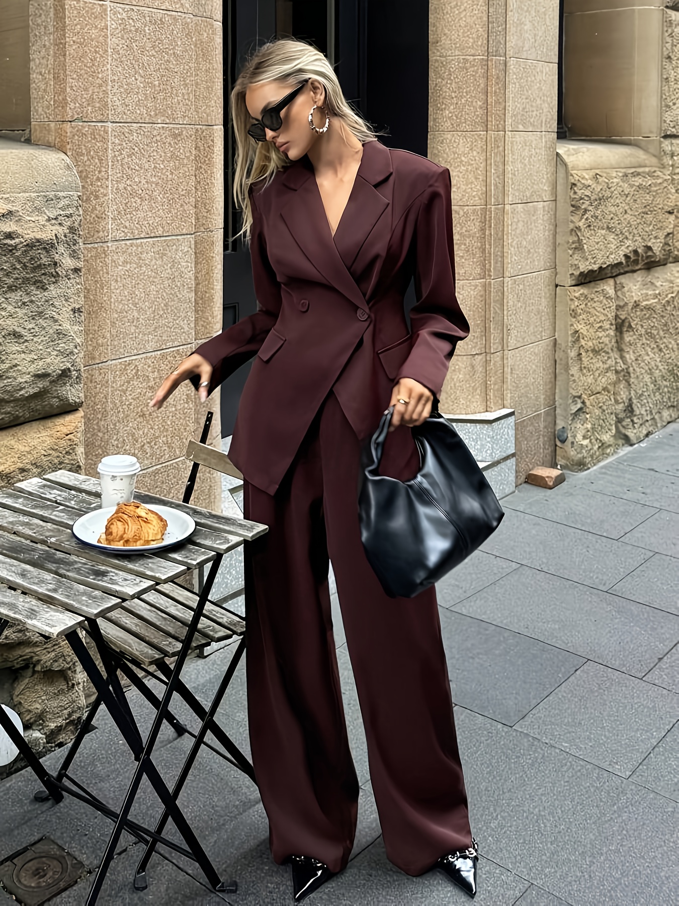 elegant womens suit set elegant - Temu