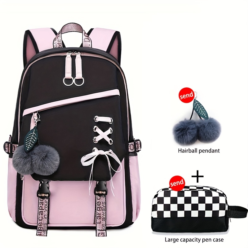 Purple Backpack with Black Accents Purple Sparkle Cheer Backpack – Rebel Athletic main image 4