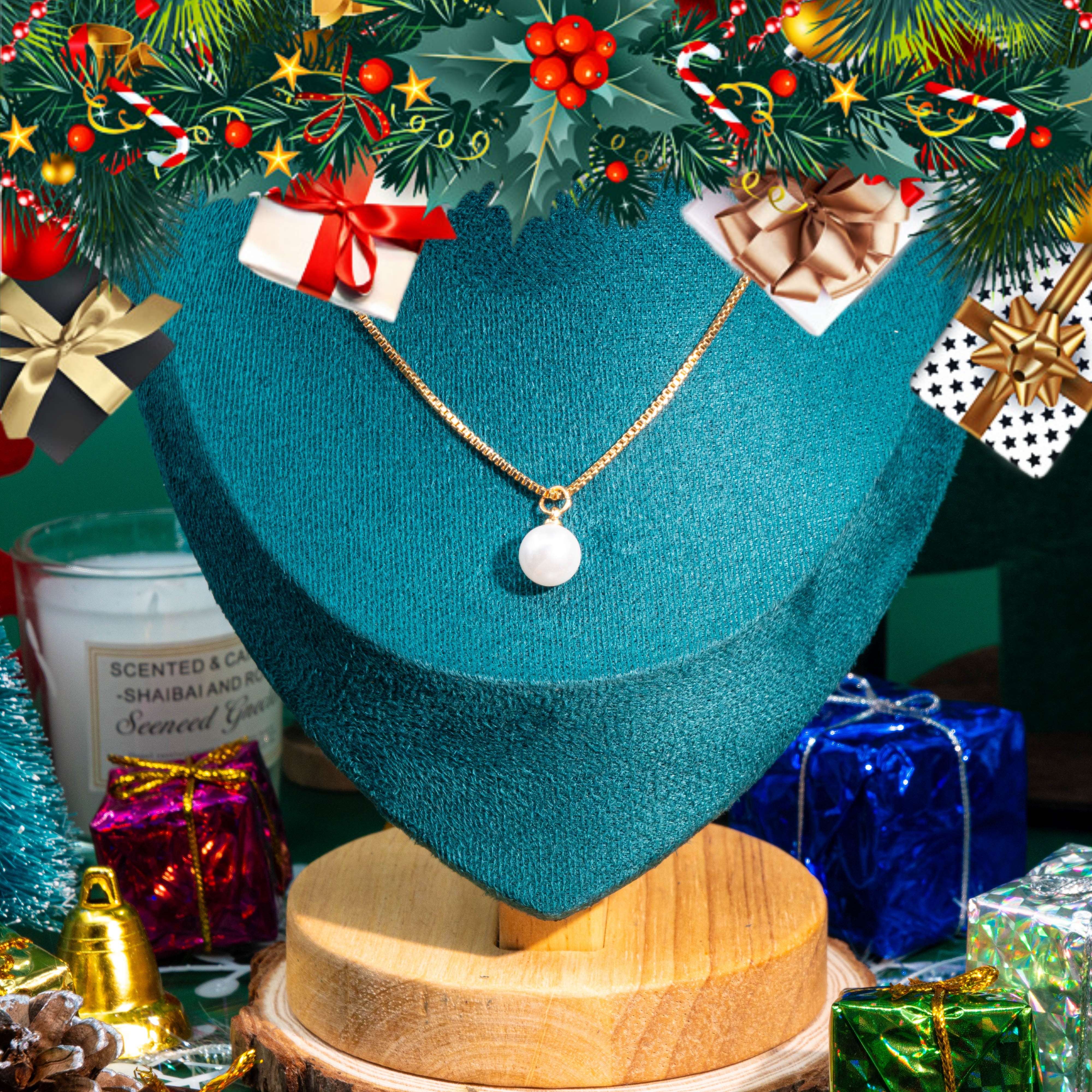 

Pendant Necklace, Copper 18k Gold For And , For Women, And Jewelry Box