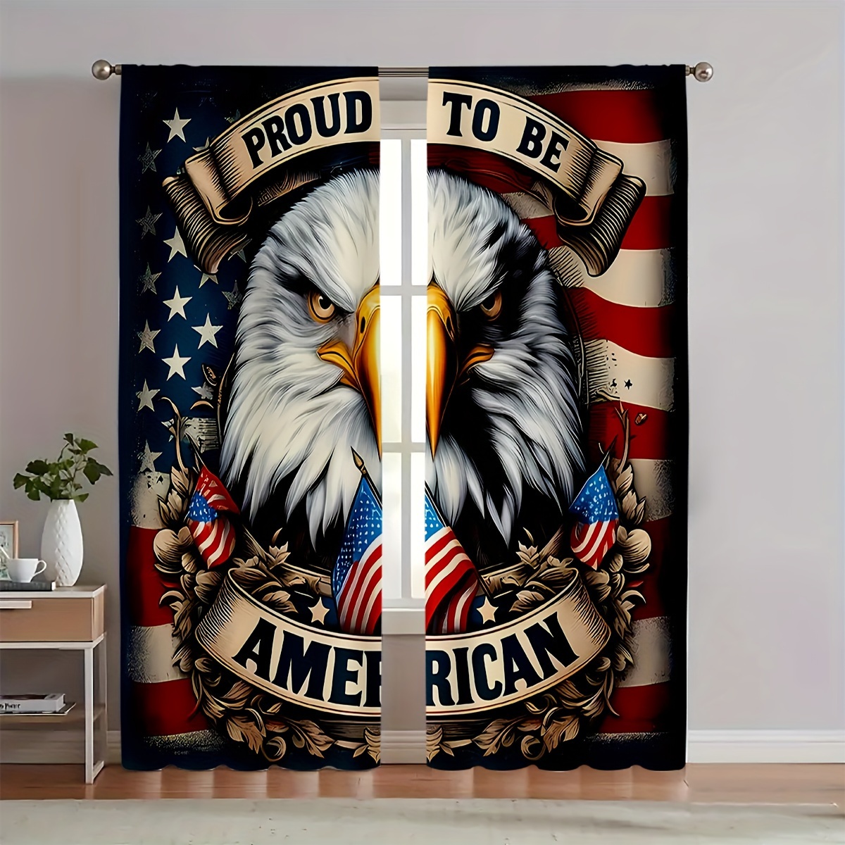 

" Eagle Curtain - 65" X 165" - , , , Polyester