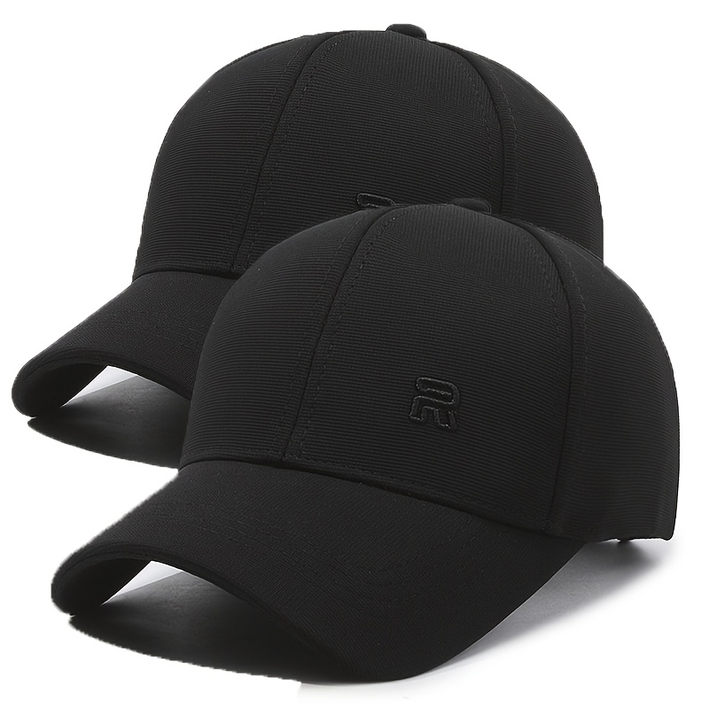 2pcs New Fashion Baseball Cap, Thin and Breathable, Duckbill Cap, Outdoor Hat, Suitable for Hiking, Travel, Christmas Gifts, New Year's Gifts, Family Gifts, Valentine's Day Gifts, Birthday Gifts
