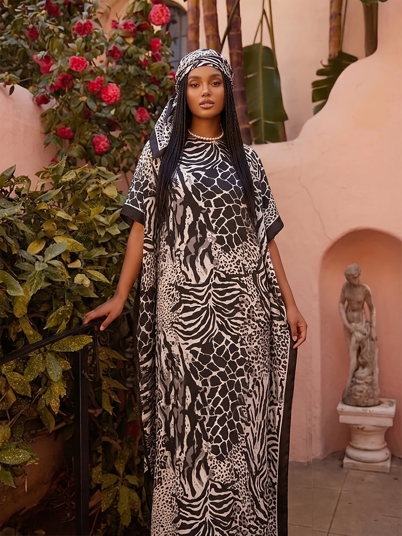 plus size boho maxi dresses sold on Temu Australia