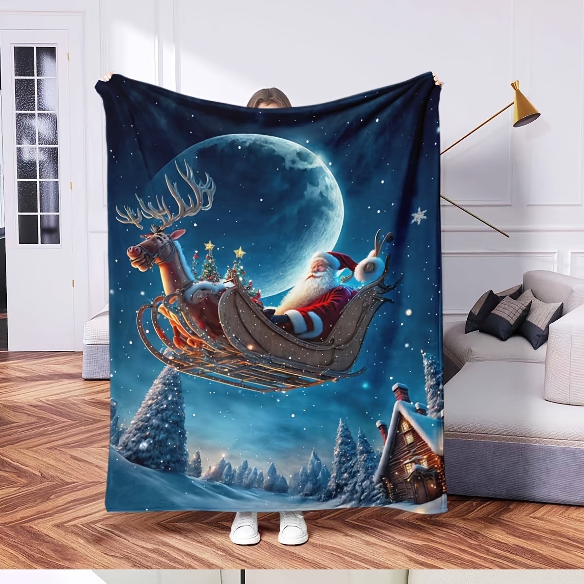 

Blanket - , , Knitted , -, , For Bed, Sofa, , - For 's, , Anniversaries