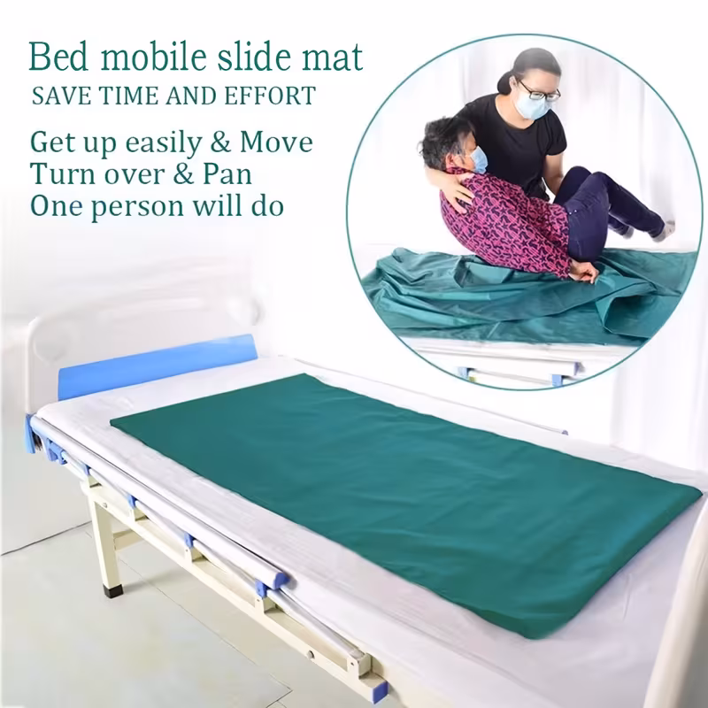 1pc 95 x 75cm slide sheet for elderly bedridden patient lifting sliding washable cloth positioning bed transfer pad Product details 1