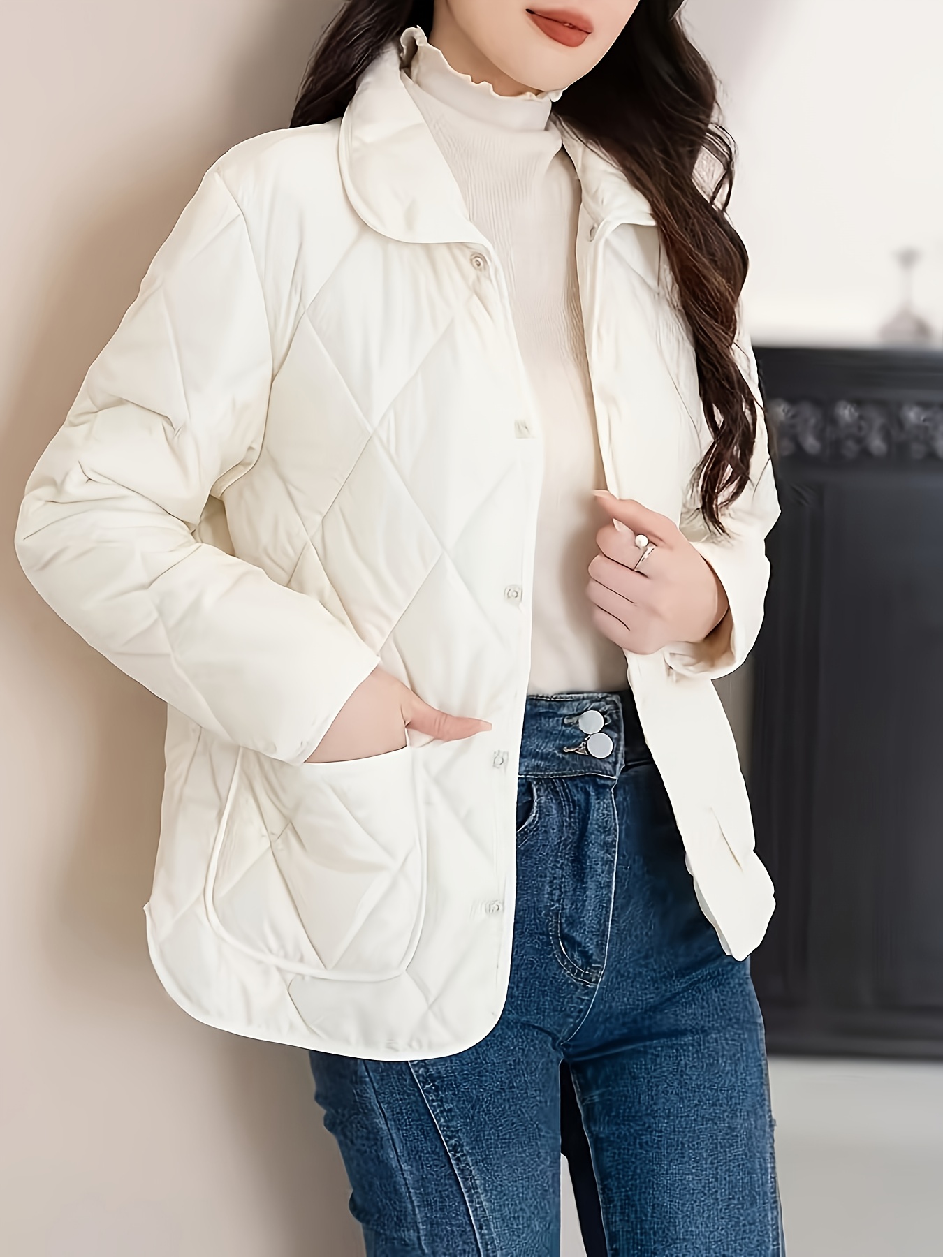 2025 neues damen reisekleidungsmantel elegante dünne weiße Temu